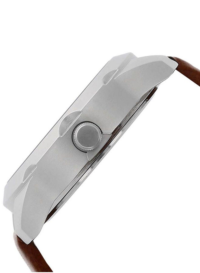 fastrack Leather Analog Wrist Watch 3123SL03 - Image 4
