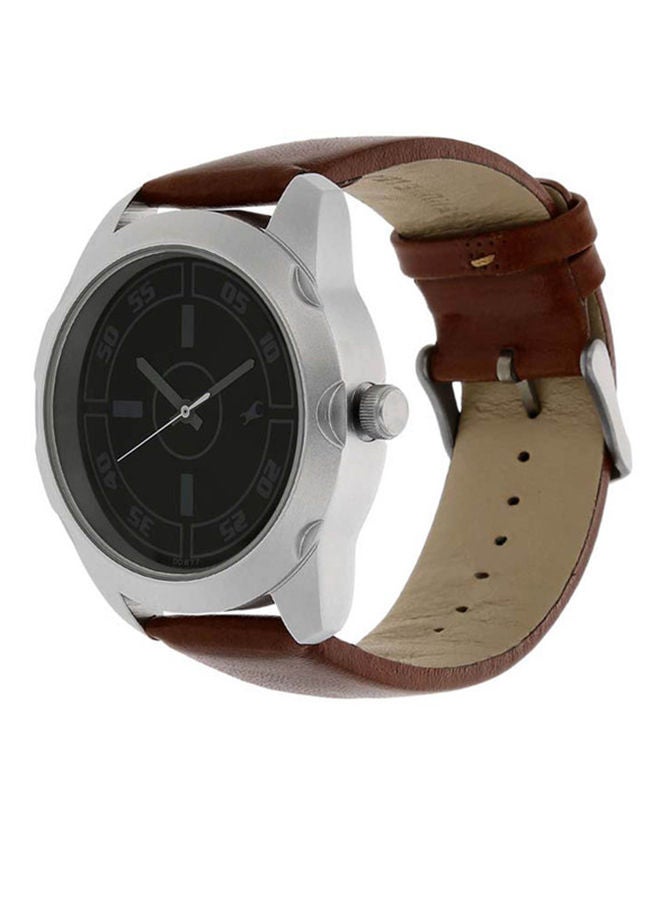 fastrack Leather Analog Wrist Watch 3123SL03 - Image 3