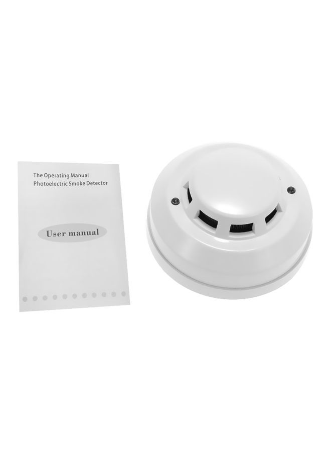 NIBEMINENT Wired Photoelectric Smoke Detector White 11centimeter - Image 5
