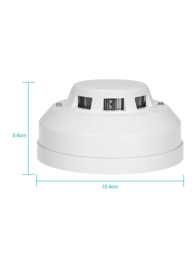 NIBEMINENT Wired Photoelectric Smoke Detector White 11centimeter - Image 3