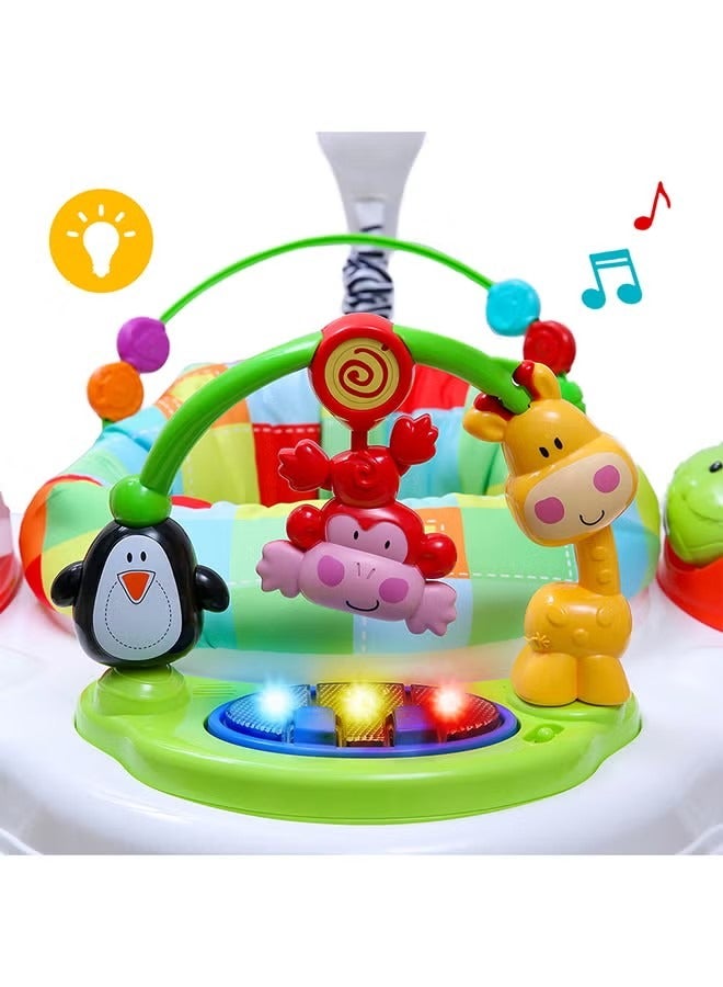 Baby Bouncer & Bouncy Toy with Removable Toys, Infant Activity Center with Music, Lights & Sounds - Image 5