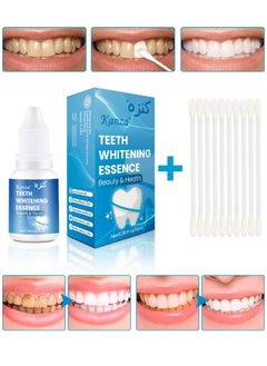 Kanza Teeth Whitening Essence Oral Hygiene Cleaning Serum White Teeth Oral Hygiene Tooth Whitening Removes Plaque & Stains Tooth Bleaching Oral Cleanser for Men and Women 10ml  - Image 2
