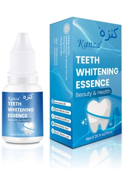 Kanza Teeth Whitening Essence Oral Hygiene Cleaning Serum White Teeth Oral Hygiene Tooth Whitening Removes Plaque & Stains Tooth Bleaching Oral Cleanser for Men and Women 10ml  - Image 5