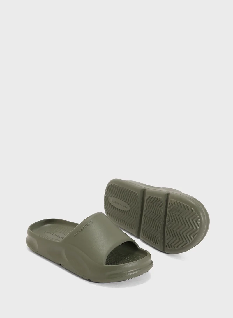 Jack & Jones Junior Kids Moulded Sliders