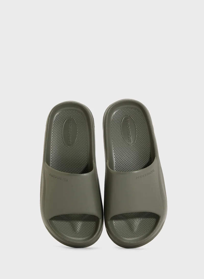 Jack & Jones Junior Kids Moulded Sliders