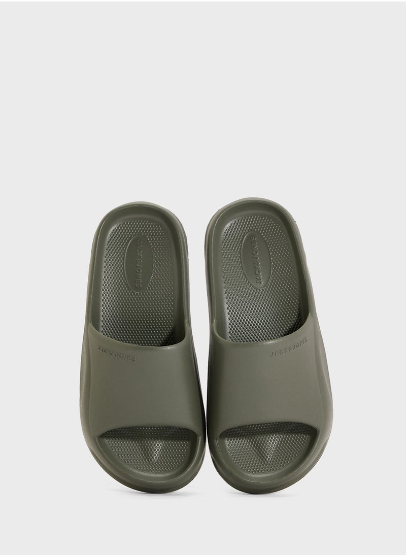 Jack & Jones Junior Kids Moulded Sliders  - Image 4