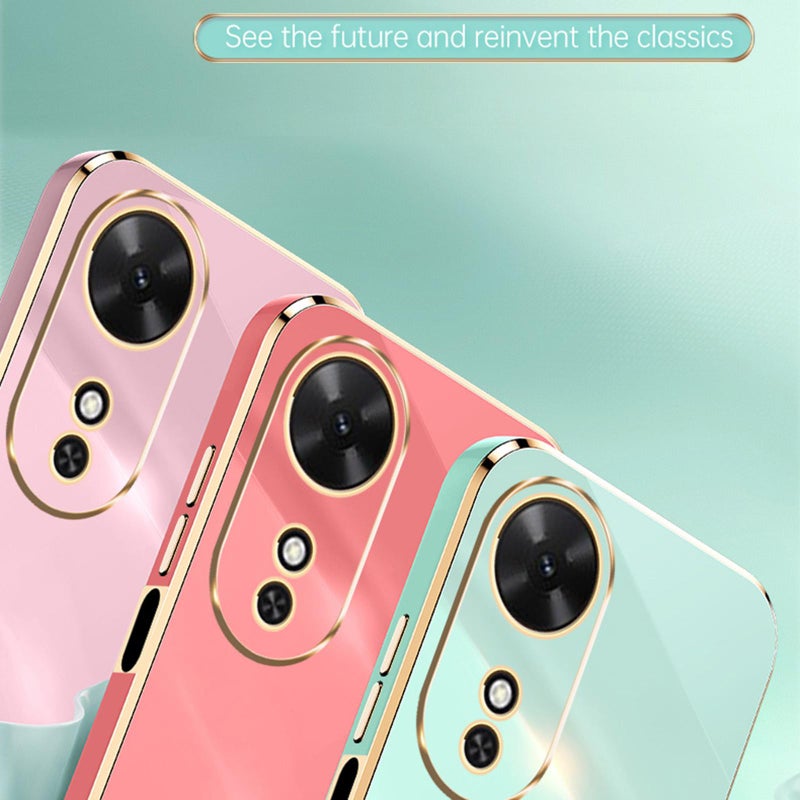 شين لي تونج جراب هاتف For Honor Play 60 ذو حافة مستقيمة 6D مطلي بالكهرباء من مادة TPU (أحمر الزعرور) - Image 3