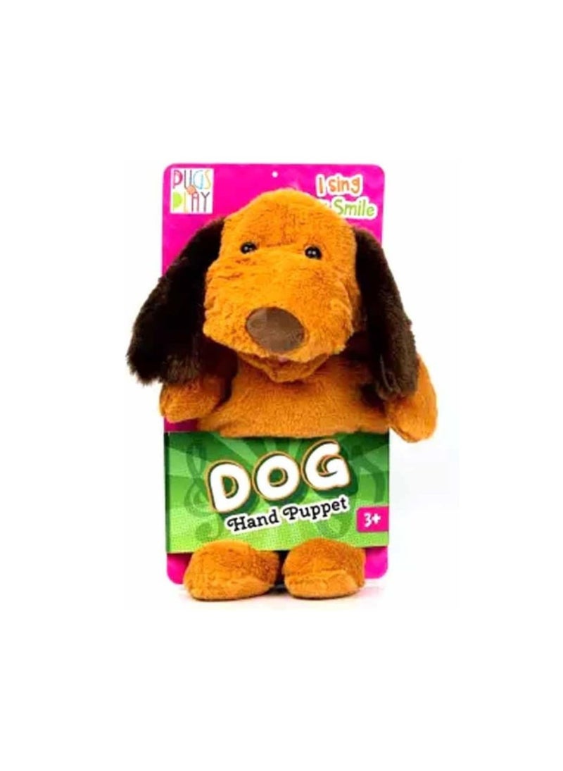 Pugs at Play Sing Smile Dog 12″ Hand Puppet