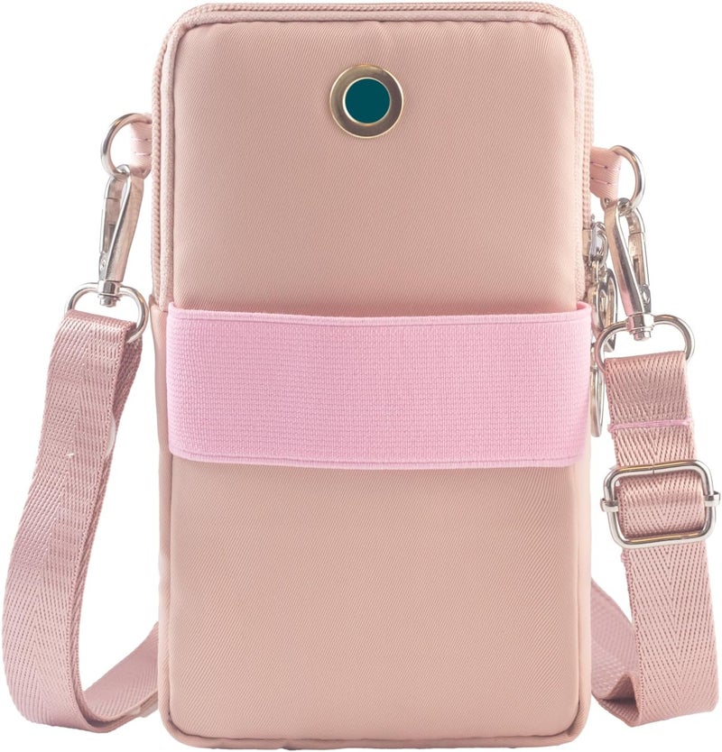 JANKS Small Crossbody Bag for Women - Mini Phone Purses with Crossbody Strap and Wallet - Nylon Arm Bag - Image 2