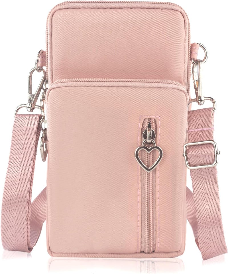 JANKS Small Crossbody Bag for Women - Mini Phone Purses with Crossbody Strap and Wallet - Nylon Arm Bag - Image 1