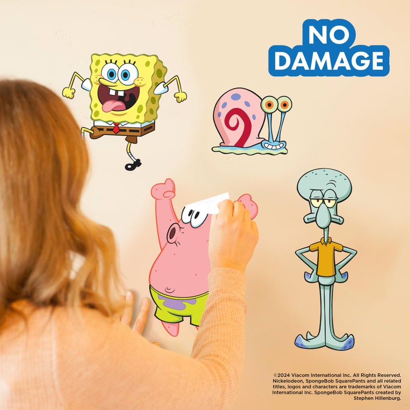 WALL PALZ Spongebob Squarepants Wall Decals - Patrick Star, Squidward, Gary Vinyl Wall Sticker Bedroom Decorations Peel and Stick Room Decor - Image 4