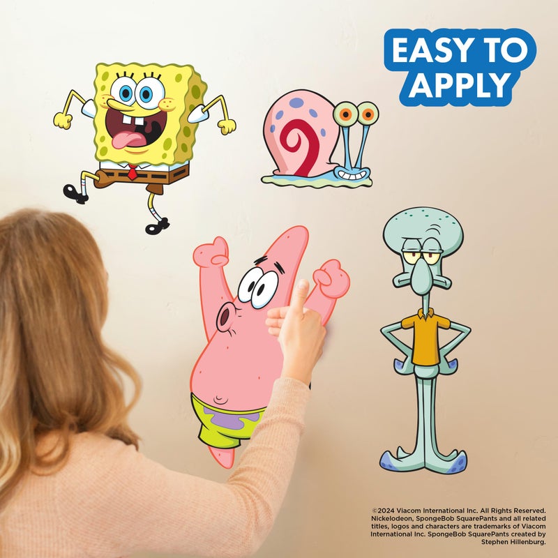 WALL PALZ Spongebob Squarepants Wall Decals - Patrick Star, Squidward, Gary Vinyl Wall Sticker Bedroom Decorations Peel and Stick Room Decor - Image 3