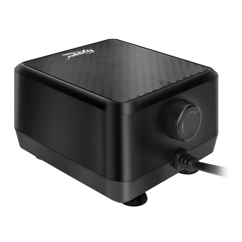 hygger Adjustable 5 W Aquarium Air Pump with 2 Ports for 20-180 Gallon Fish Tank 160 GPH Aquatic Aerator Oxygen Pump (5 W up to 180 Gallon)