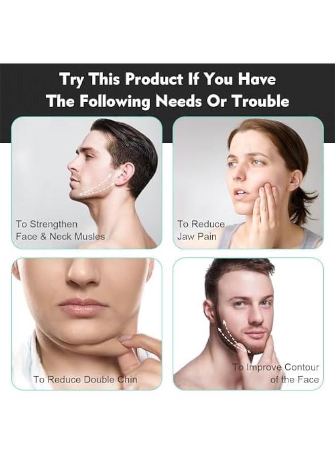 Loquat Men and Women's Jaw Exerciser Set, 3 Food-Grade Silicone Jawline Shapers, Premium Facial Exercisers - Strengthen, Tone  Tighten Your Jawline, Chin, Lips, and Cheekbones, Suitable for All Levels of - Image 4