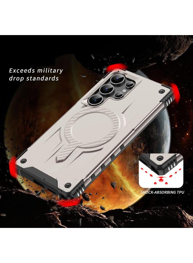 erorex Case For Samsung Galaxy S25 Ultra 5G Straship MagSafe TPU Hybrid PC Phone Case - Image 2