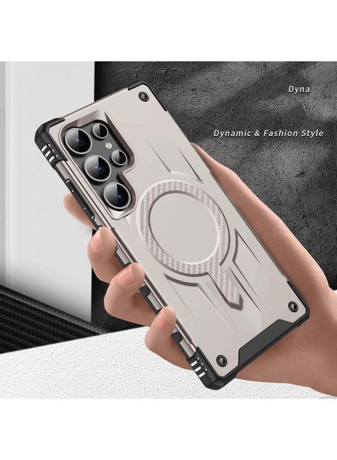 erorex Case For Samsung Galaxy S25 Ultra 5G Straship MagSafe TPU Hybrid PC Phone Case - Image 3