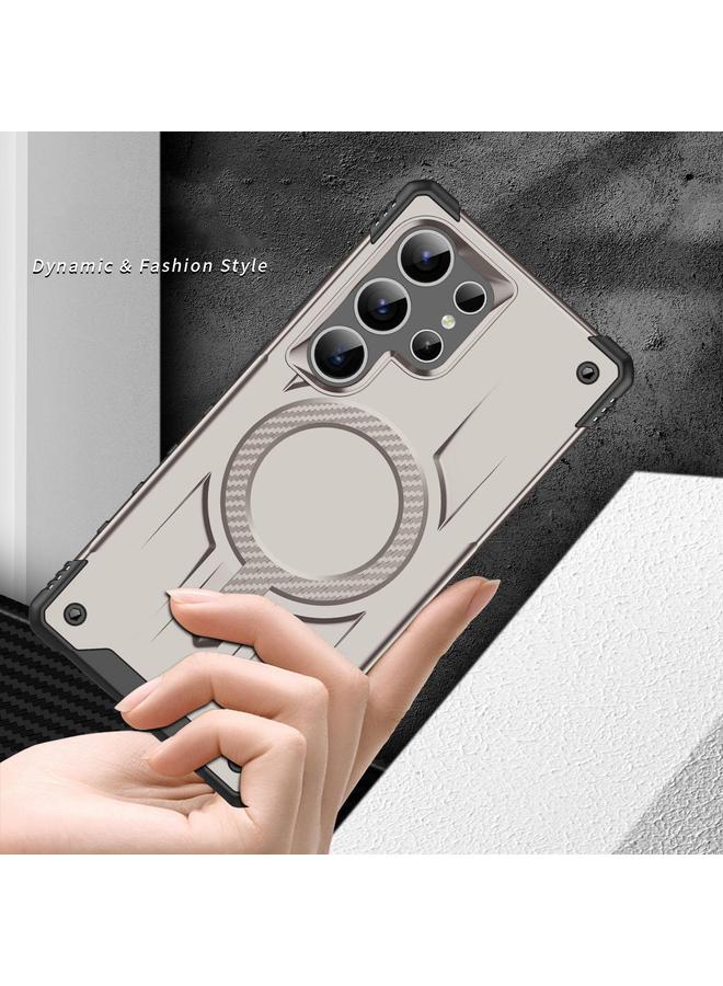 erorex Case For Samsung Galaxy S25 Ultra 5G Straship MagSafe TPU Hybrid PC Phone Case - Image 4