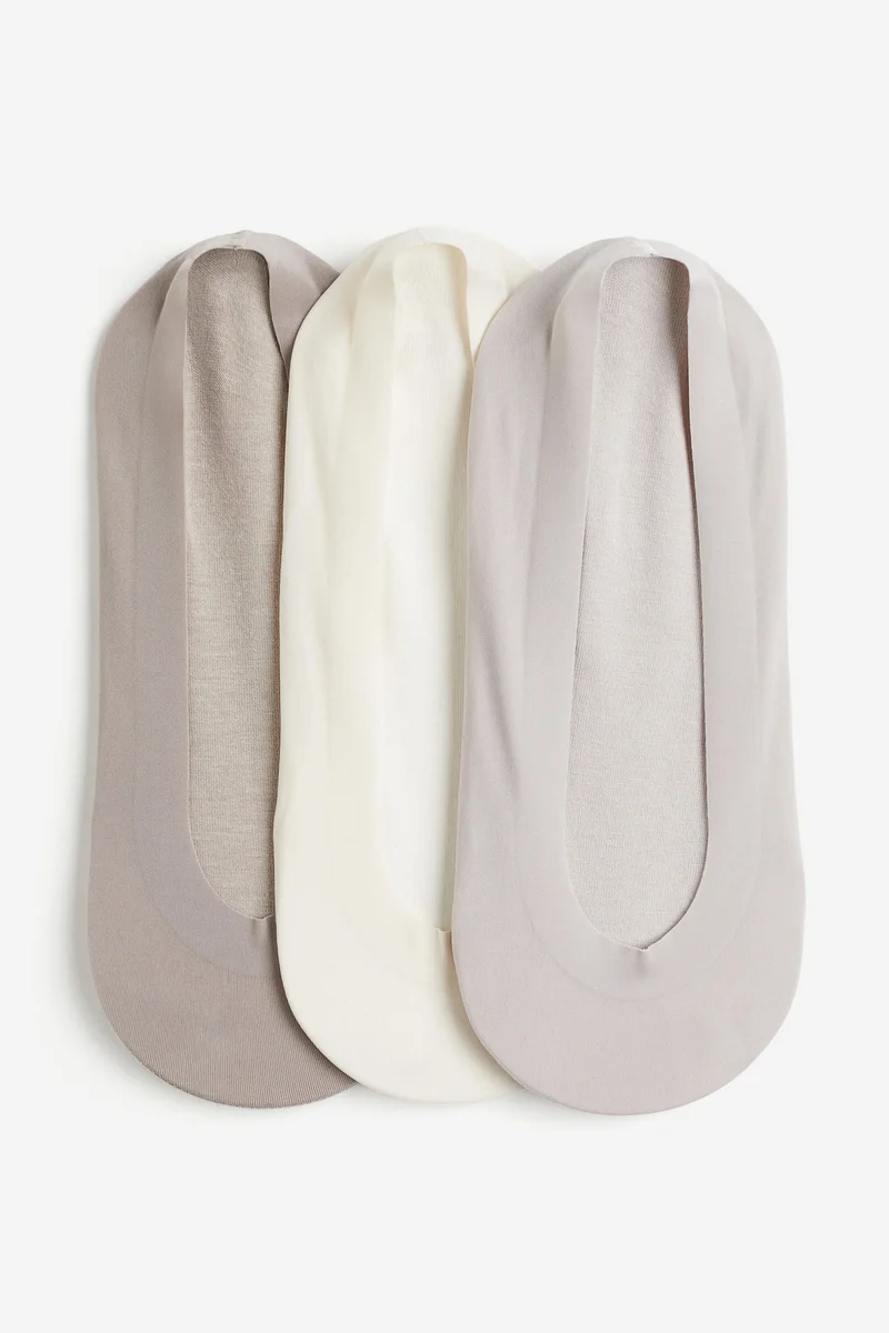 H&M 3-pack no-show socks
