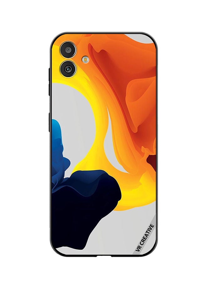 VR CREATIVE Protective Case Cover For Samsung Galaxy F14 Fluid Color Layers Design Multicolour - Image 1