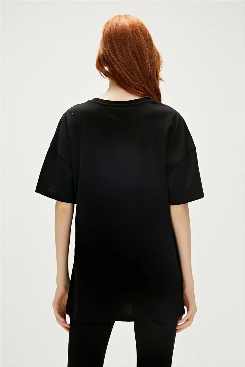باد بير Re-Save Recycle Black T-Shirt Printed Women's T-Shirt10