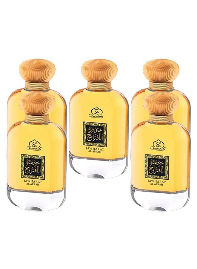 Oriental 5 Pieces Jawharat Al Afrah Perfume For Unisex 100ml EDP - Image 1