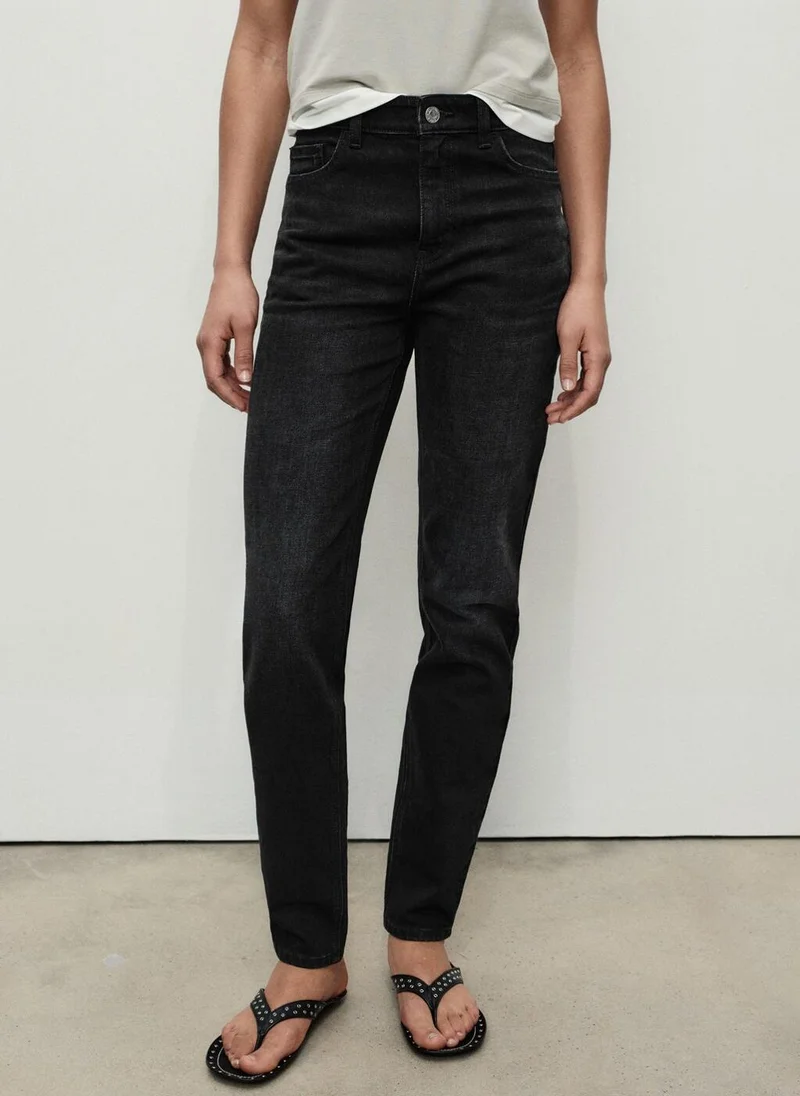 MANGO  Newmom comfort high-rise jeans for Women | Best Price UAE