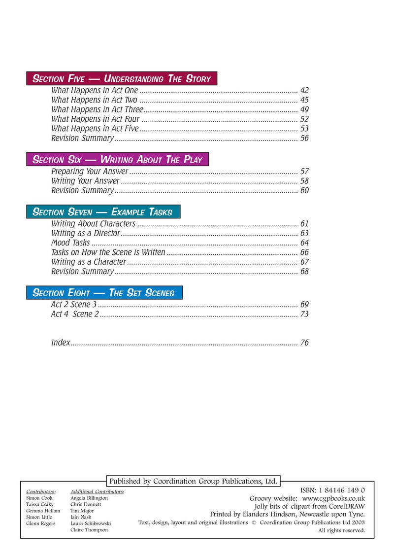 KS3 English Shakespeare Text Guide - Twelfth Night