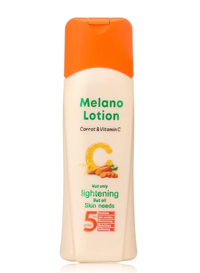 ميلانو لوشن للعناية بالبشرة بخلاصة الجزر وفيتامين سي 300 مل - Image 2