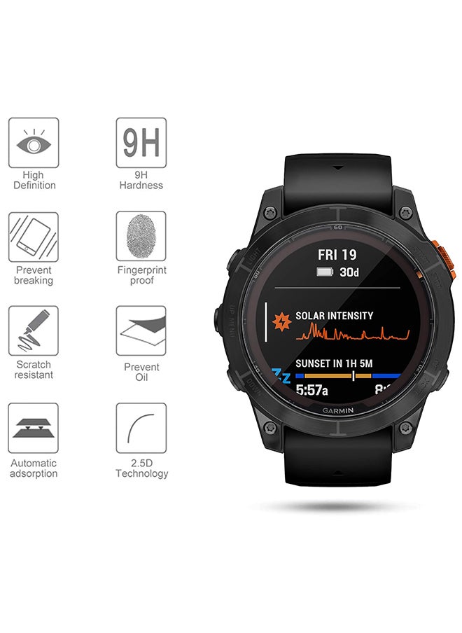 [عبوة من 3 قطع] واقي شاشة لجهاز Garmin Epix Pro Gen 2 مقاس 47 مم/Fenix 7 Pro مقاس 47 مم، طبقة حماية كاملة من مادة اليكترو-فول مضادة للخدش بدرجة صلابة 9H - pzsku/Z49679A0A355871E5F7FFZ/45/_/1718285886/33d7335f-aec9-4780-96cc-0f149a790c74