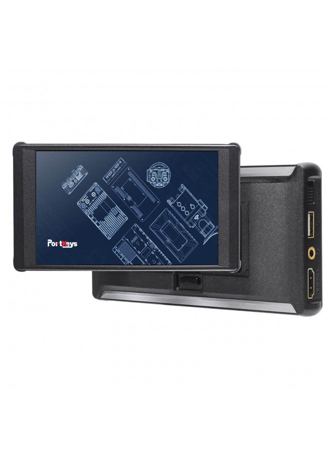PortKeys Portkeys PT6 Monitor 5.2 inch 3D LUT 4K HDMI Touch Screen 1920 * 1080 Live Streaming Monitor HDMI DSLR Camera Field Monitor with Peaking Frame, Wireframe Protection, Image Crop Function - Image 1