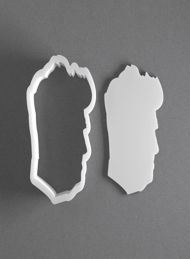 EROTNGO Black David Lynch Cookie Cutter Mini to Large Portrait Shape for Polymer Clay Jewelry Earring Making Mirrored Pair Set Cookie Craft Tool for Creative Clay Projects India