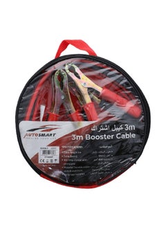 AUTOSMART Auto Start 400Amp Durable Copper Coated Aluminium Booster Cable Black and Red 3m 22.2 x 6 x 23.6 cm CT34307  - Image 2
