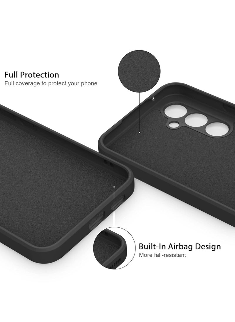 Techie Stylish TPU Silicone Back Cover Case for Samsung Galaxy A15 – Slim Fit Design, Smooth and Soft – Black  - Image 5