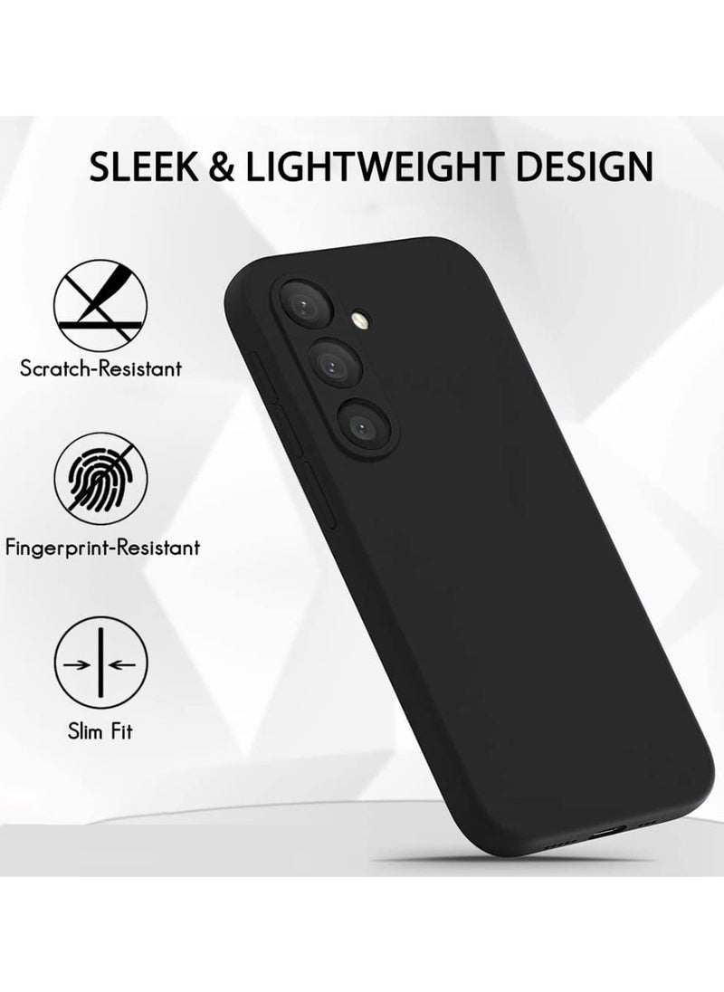 Techie Stylish TPU Silicone Back Cover Case for Samsung Galaxy A15 – Slim Fit Design, Smooth and Soft – Black  - Image 2