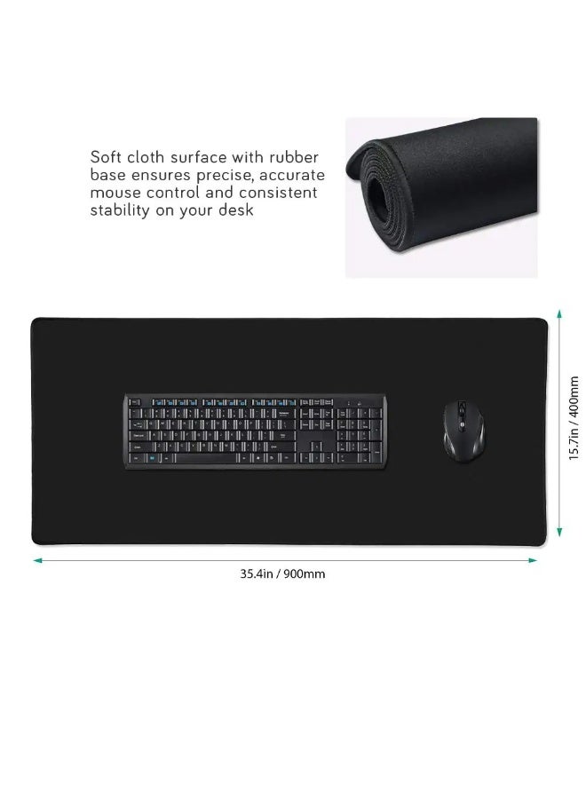 Large Gaming Mouse Pad 30×60 cm – Non-Slip Rubber Surface – Waterproof and Comfortable for Daily Use - Image 4