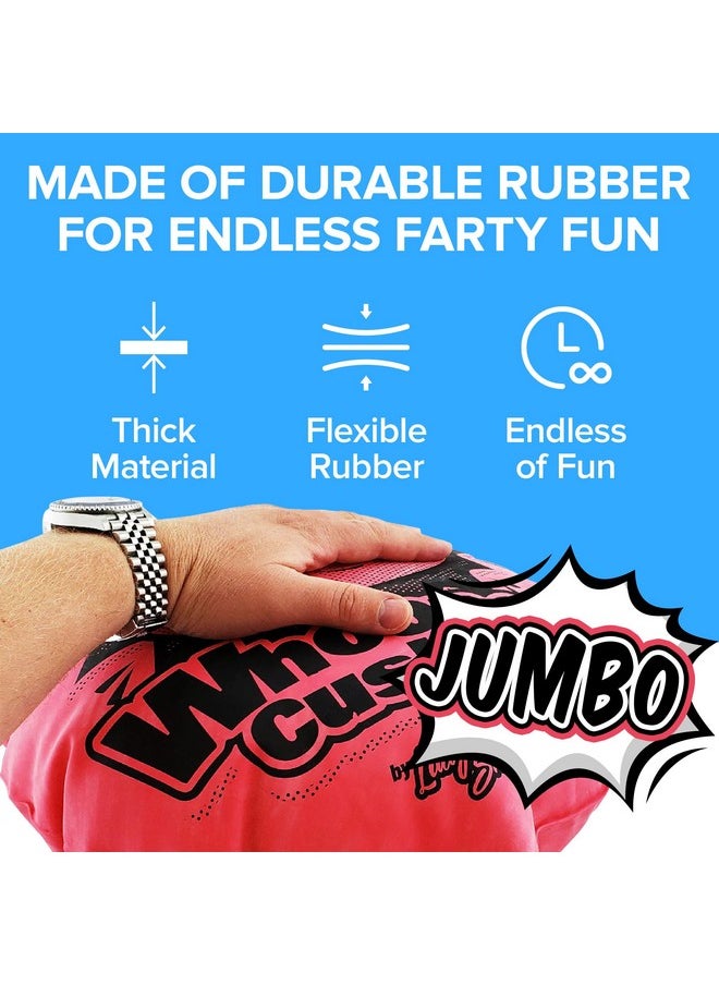 Laughing Smith - Jumbo Sized 16 Inch Whoopee Cushion - Giant Whoopee Fart Toy For Kids - Makes Great Big Mega Woopie Fart Sounds - The Funniest Fart Game, Joke Or Gag Gift Woopy Cushions - Image 1