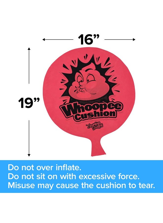 Laughing Smith - Jumbo Sized 16 Inch Whoopee Cushion - Giant Whoopee Fart Toy For Kids - Makes Great Big Mega Woopie Fart Sounds - The Funniest Fart Game, Joke Or Gag Gift Woopy Cushions - Image 1