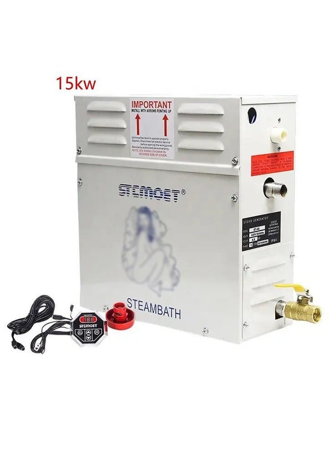 15KW ماكينة ساونا الحمام بخار مولد السبا