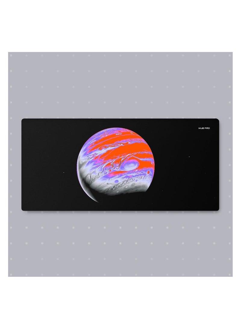 HUE PAD HUEPAD GALAXY SERIES Premium Mousepad HYDRAGLIDE Fabric Gaming Mousepad XL Desk Pad or Desk Mat with Carry Case Tube JUPITER 1 UV X-Large  - Image 1