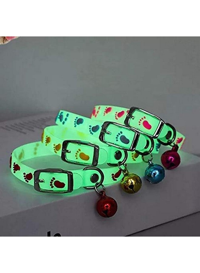 طوق قطط عاكس من الراديوم مع مشبك أمان قابل للتعديل وأجراس للجراء/القطط الصغيرة | حزام طوق قطط من الراديوم (قد يختلف اللون) - عبوة من قطعة واحدة - Image 5