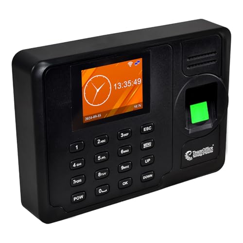 Team Office Z305W Biometric Attendance Machine | Cloud Software Supported | Fingerprint + RFID Card + Password | Wi-Fi | Battery Backup | Real-Time Employee Time Tracking | Office - Image 5