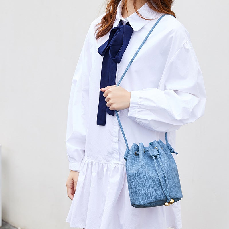 Drawstring Bucket Bag Mobile Phone Bag Shoulder Bag Women'S Fashion Messenger Bag Change Purse Bag - Image 4