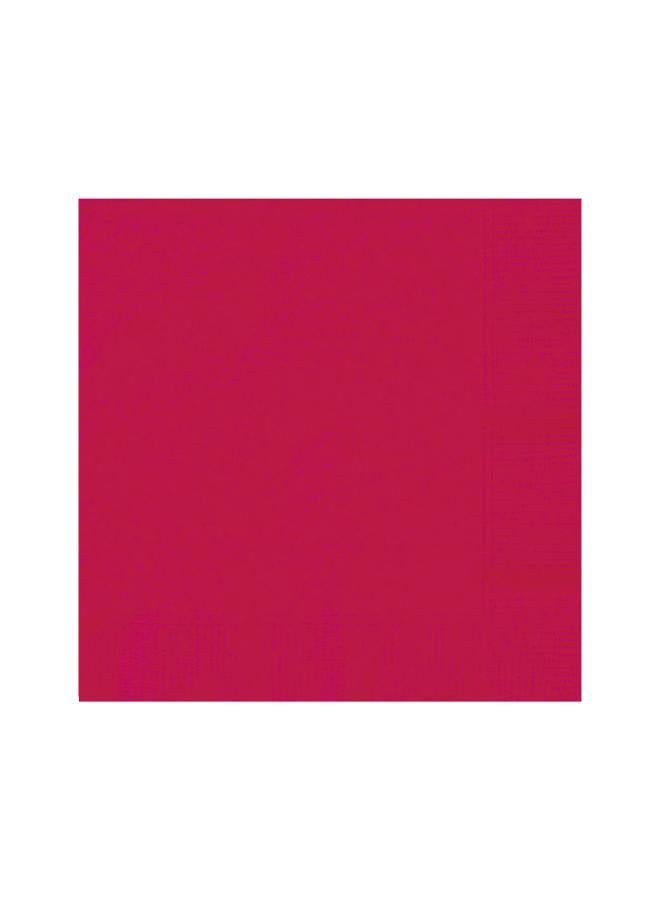 Unique Ruby Red Luncheon Napkin - Image 1