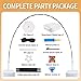 JOYYPOP Balloon Arch Kit 10ft Wide 9ft Tall Adjustable Balloon Arch Stand with Base Frame Garden Arbors for Graduation Wedding Birthday Baby Shower Party Supplies Photo Backdrop Decoration - Image 2
