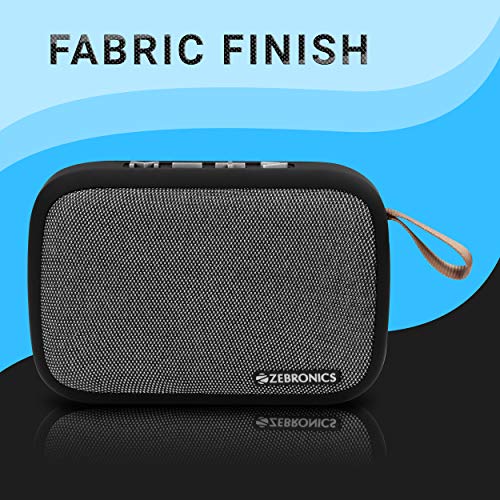 ZEBRONICS Zeb-Delight 3 Watt Wireless Bluetooth Portable Speaker (Blue) - Image 3