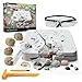 Discovery Big Treasure Dig STEM Kit  23Piece Excavation Set for Kids Dig for 15 Gemstones 4 Crystal Geodes  Pyrite Nuggets Real Tools Educational Geology Toy Science Activity Gift Ages 8 - Image 2
