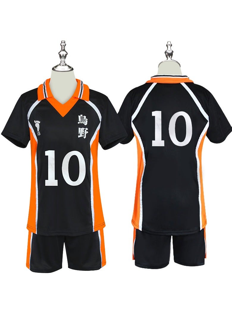 Haikyuu Karasuno Uniform Shouyou Hinata  Cosplay Costume Shirt Shorts Volleyball Jersey Costume for Unisex - Image 2