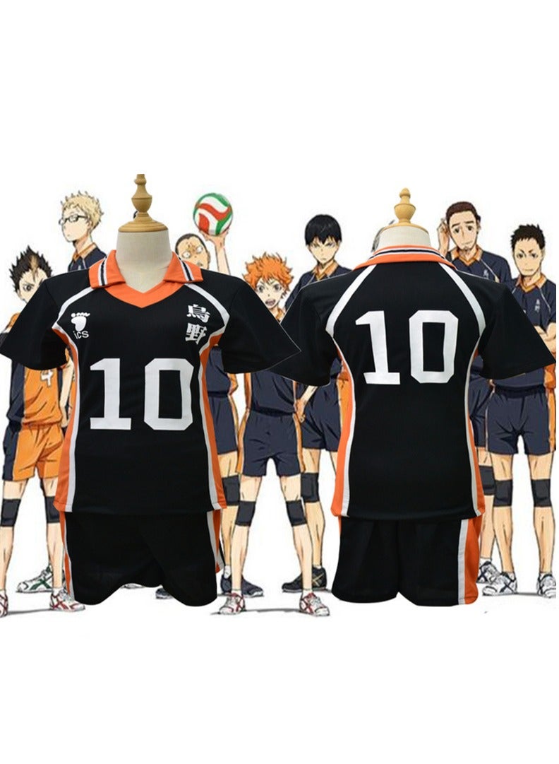 Haikyuu Karasuno Uniform Shouyou Hinata  Cosplay Costume Shirt Shorts Volleyball Jersey Costume for Unisex - Image 3