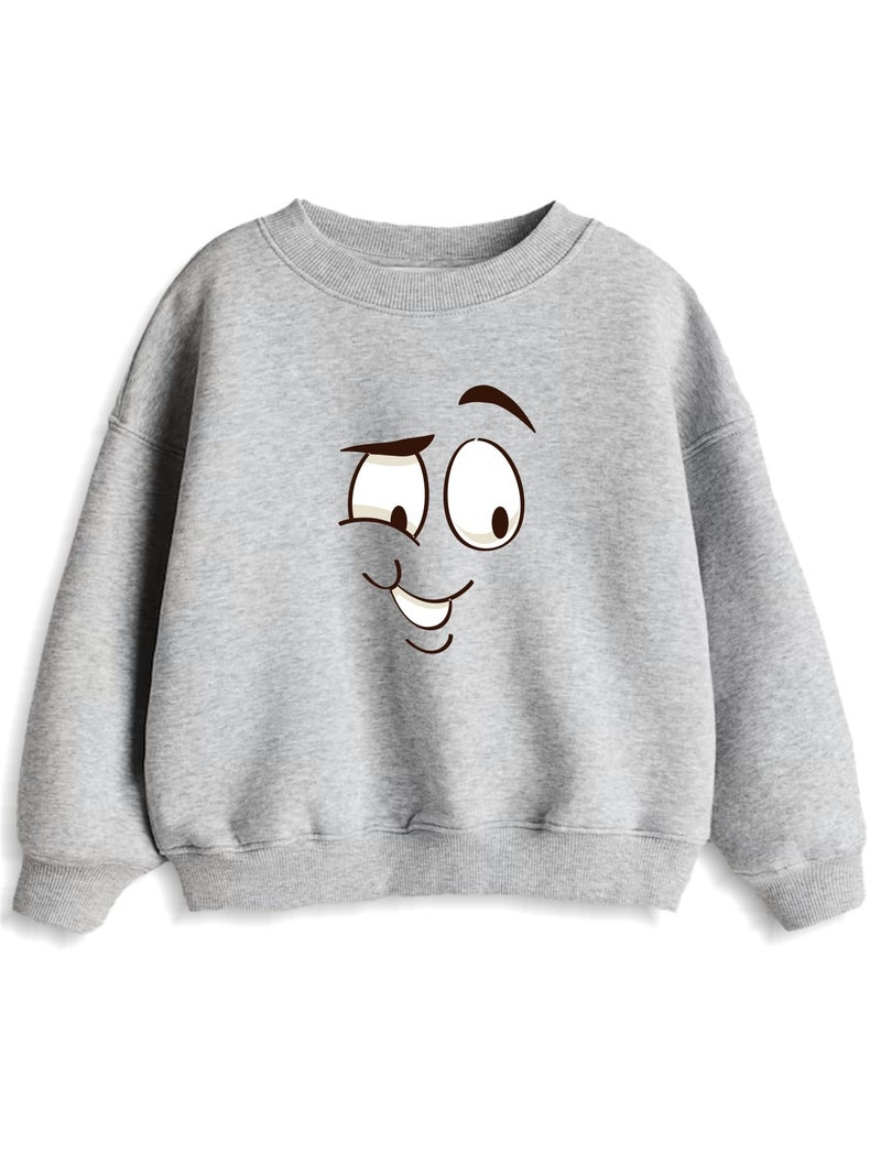 minicult Full Sleeves Sweatshirt for Kids with Fun Prints(Emotions)(Pack of 3)(5-6 Years) - Image 5