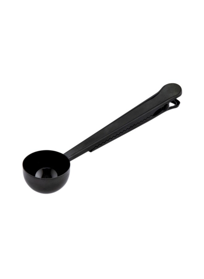 Restaurantware ملعقة قهوة سعة 1 ملعقة طعام، ملعقة قهوة متعددة الوظائف - مع مشبك مدمج، لقياس القهوة المطحونة، الإسبريسو، حبوب القهوة، مسحوق البروتين، وأكثر، ملعقة شاي من الفولاذ المقاوم للصدأ مطلية بالأسود - Image 1